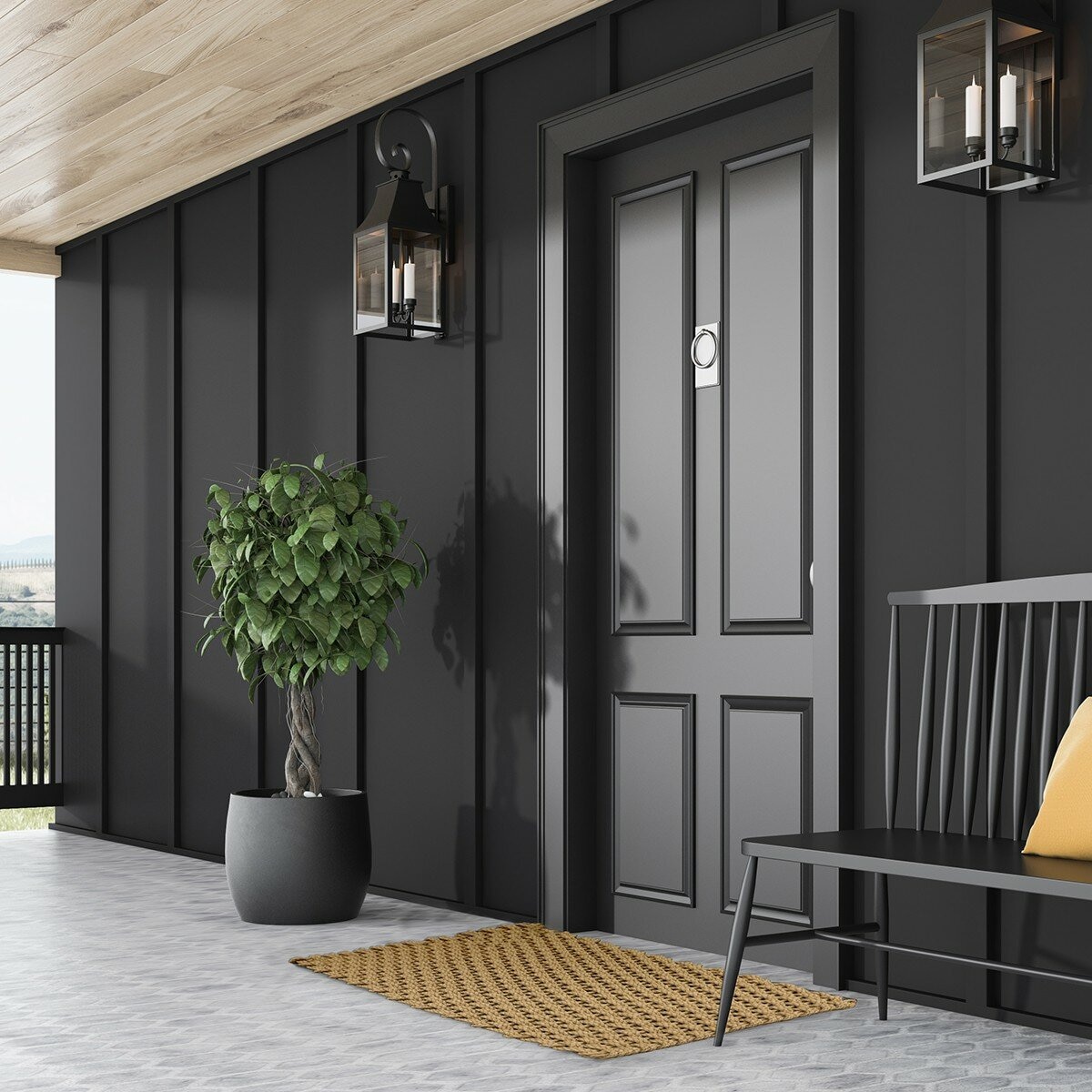 Korhani Studio 編織質感地墊 60公分 X 90公分 X 1.8公分 米