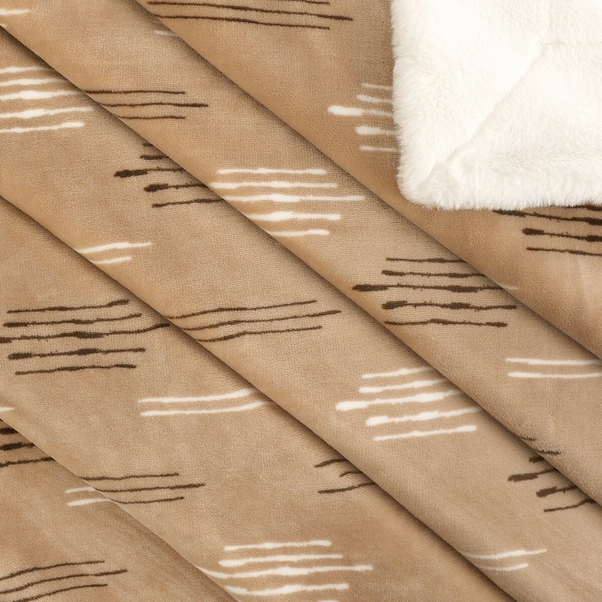 Life Comfort 隨意毯 152公分 X 177公分 米