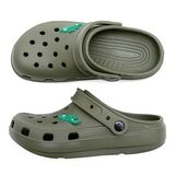 母子鱷魚 兩穿洞洞鞋 橄欖