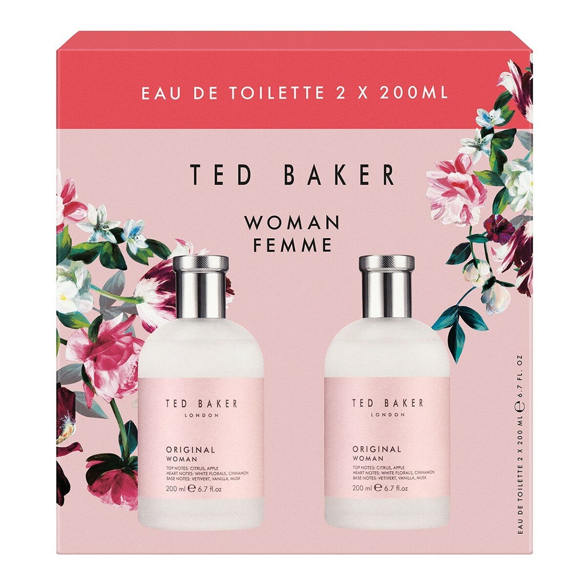 Ted Baker 經典款女用香水 200毫升 X 2入