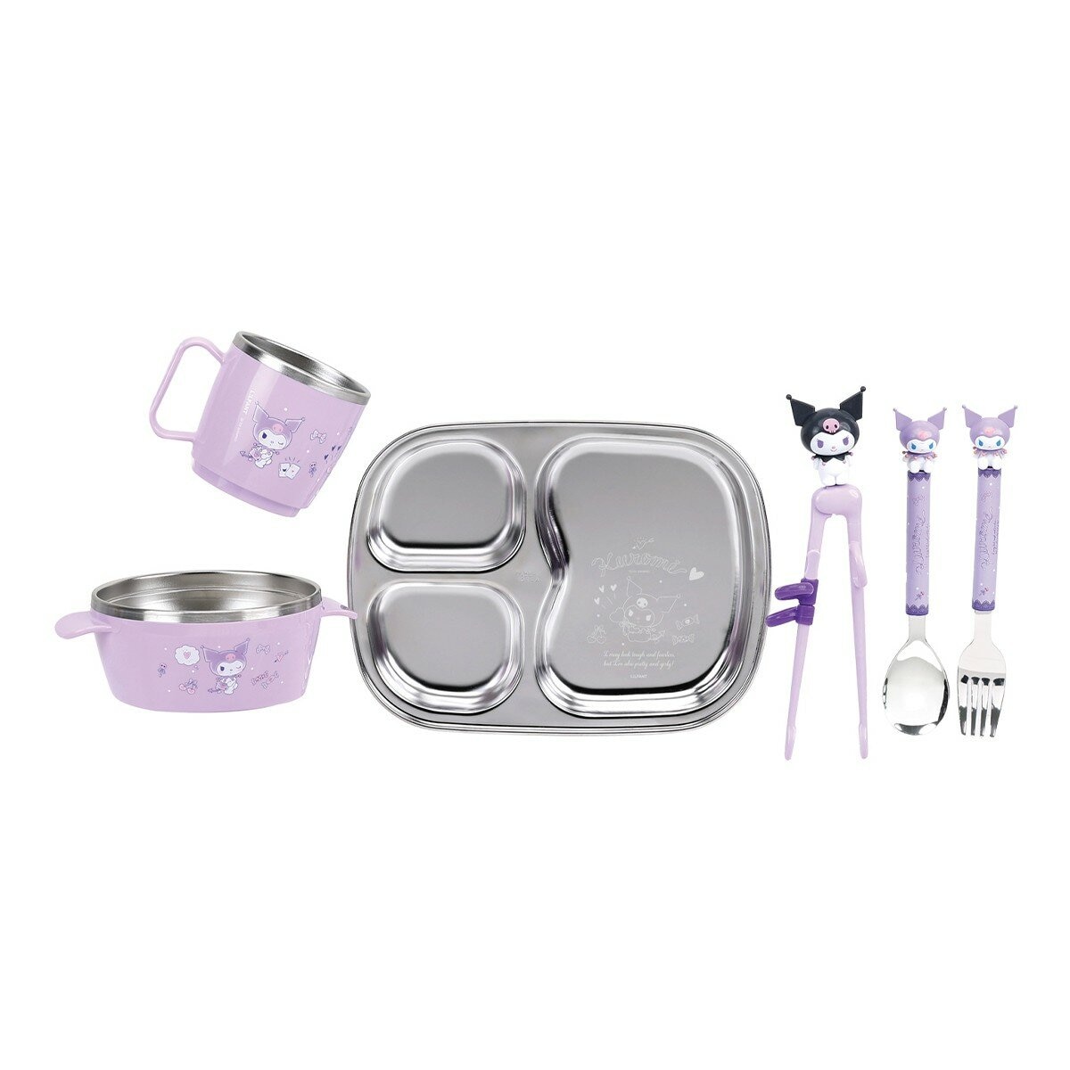 Lilfant 三麗鷗 兒童餐具 6件組