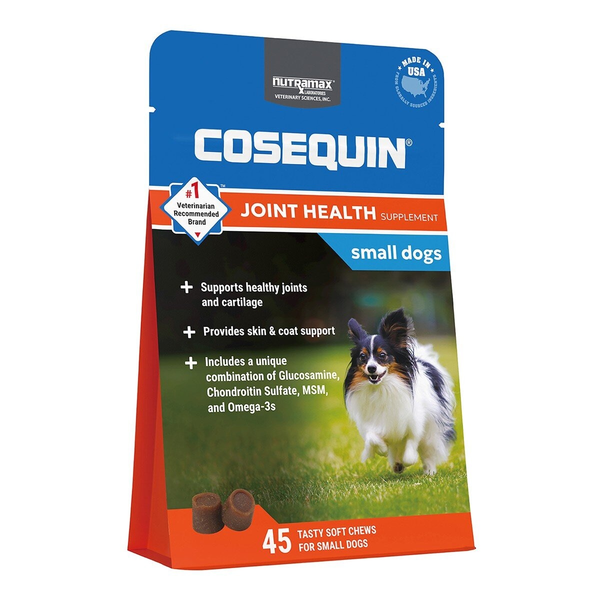 NUTRAMAX 萃麥思 COSEQUIN MINIS 關健適小肉塊 犬用 X 45粒