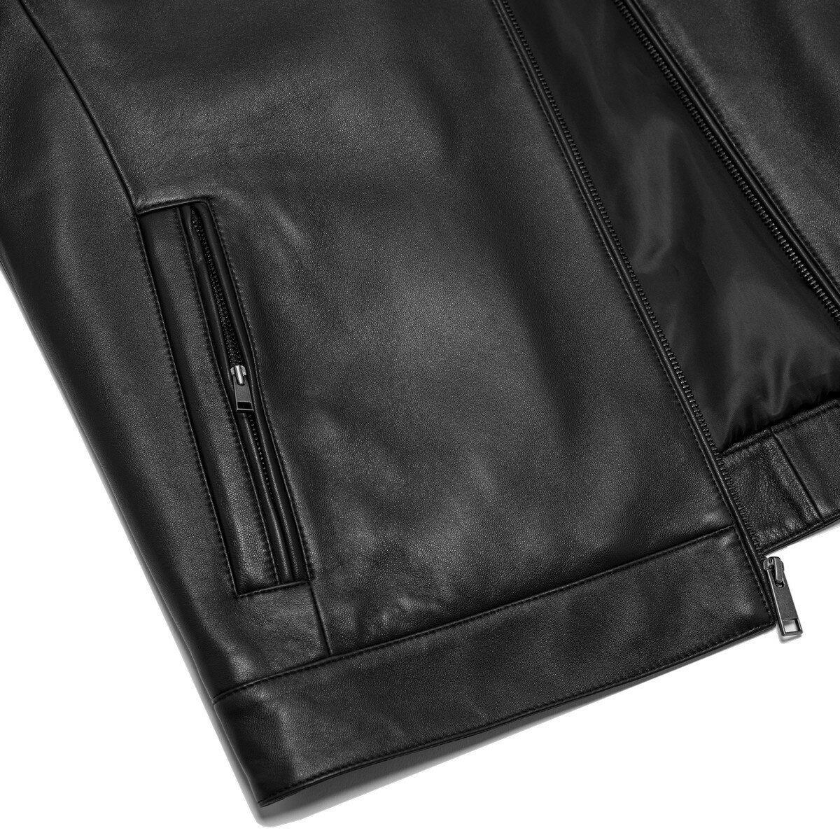 Freedom Design 男皮衣外套 黑