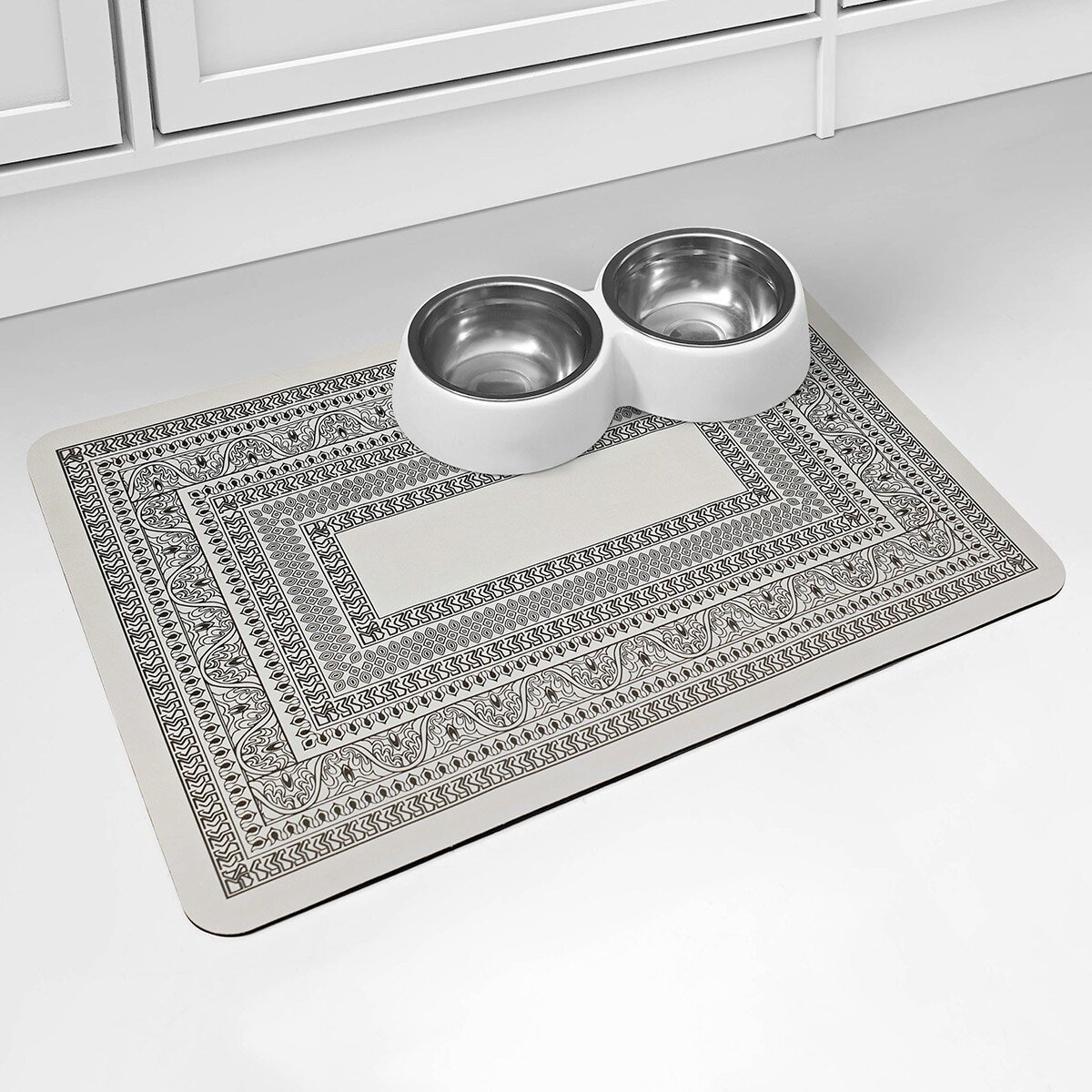 Creative Home 多用途吸水止滑墊 四入組 38公分 X 50公分 2入 + 50公分 X 76公分 2入 炭灰