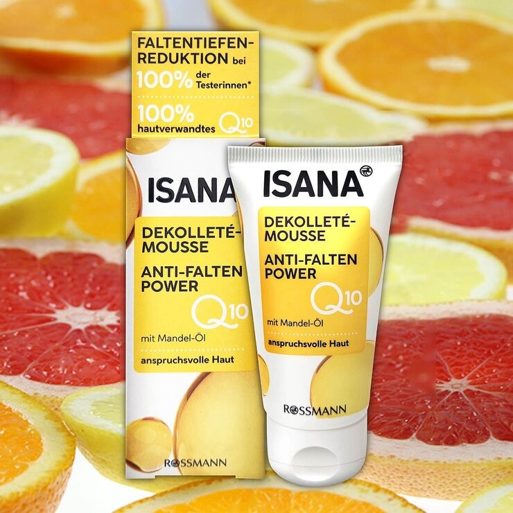 ISANA Q10 彈潤頸部緊實霜 50毫升 X 3入