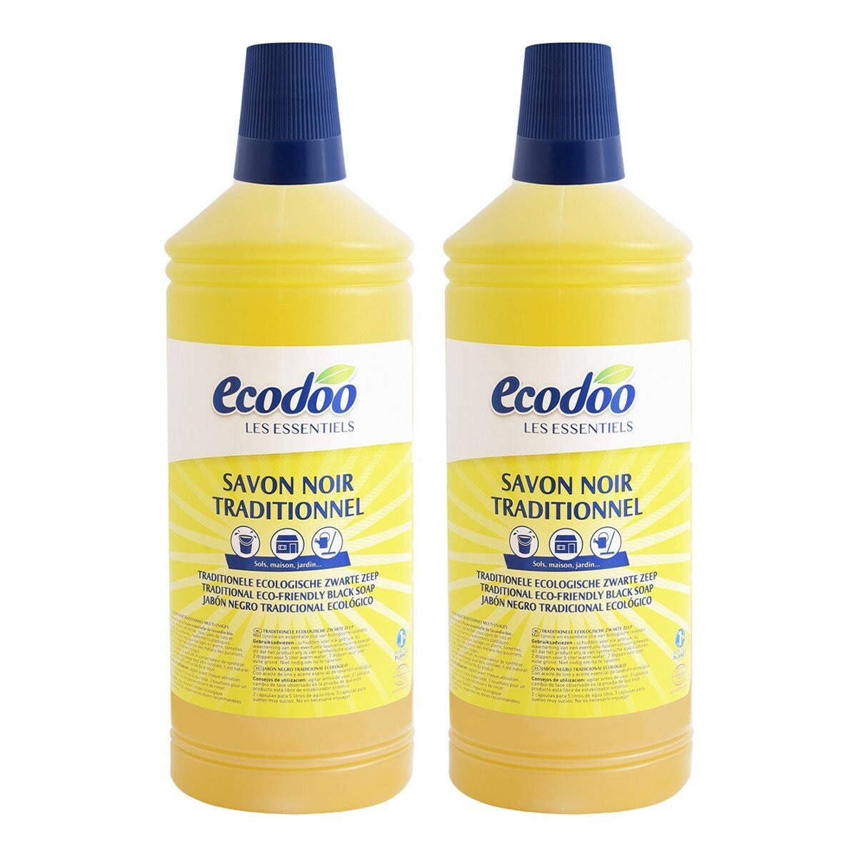 易可多 地板傢俱黑皂環保清潔劑 1公升 X 2入 易可多 地板傢俱黑皂環保清潔劑 1公升 X 2入