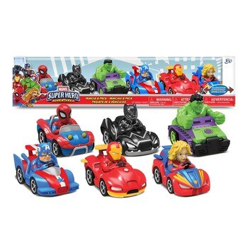 Marvel 超級英雄賽車6入 Marvel 超級英雄賽車6入