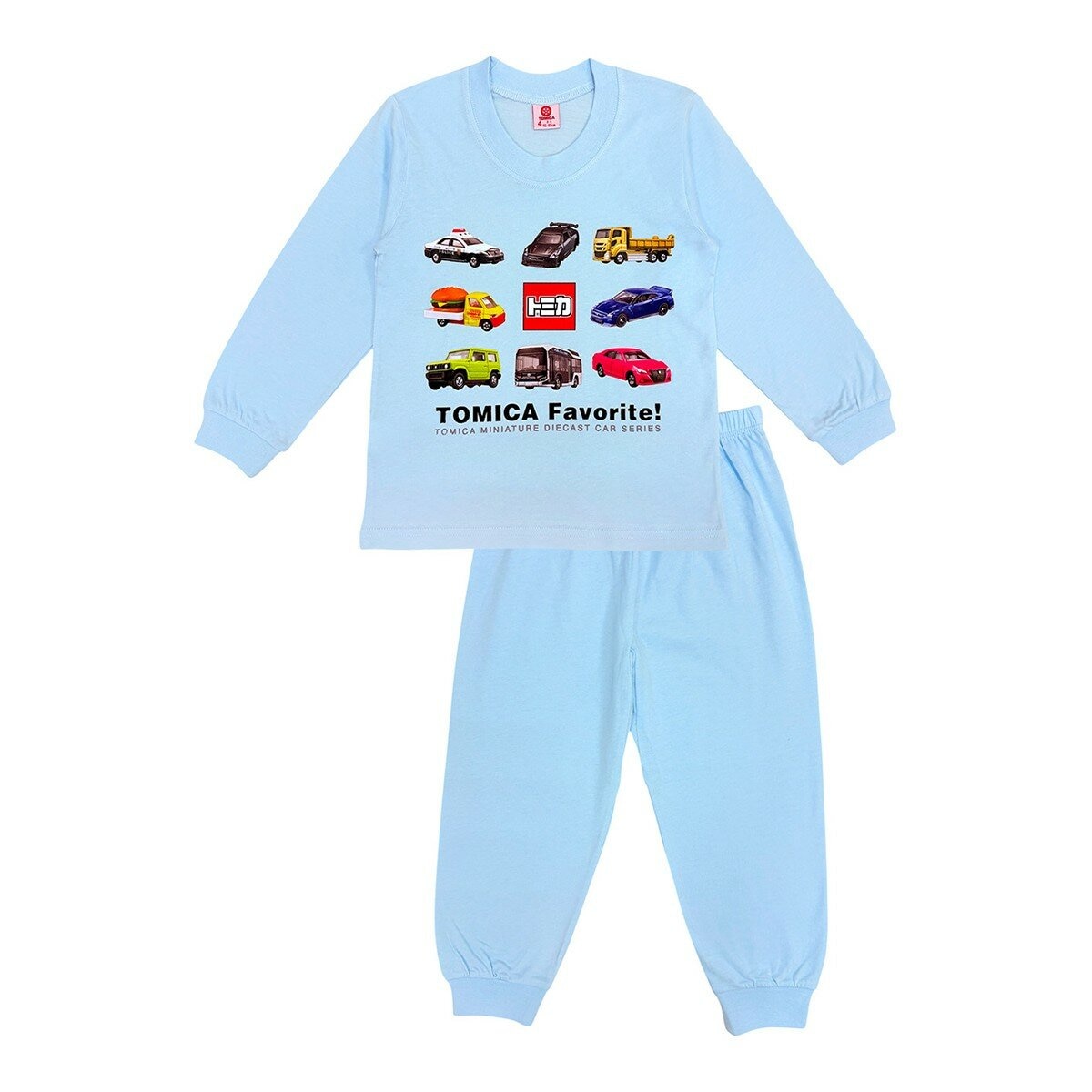 男童卡通圖案長袖居家組 4 TOMICA