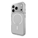 MAGEASY Bright M 不發黃軍規磁吸透明殼 iPhone 17 Pro(白磁圈) + 鏡頭保護貼Lenz鈦合金(鈦白) + Vetro 9H 鋼化玻璃保護膜
