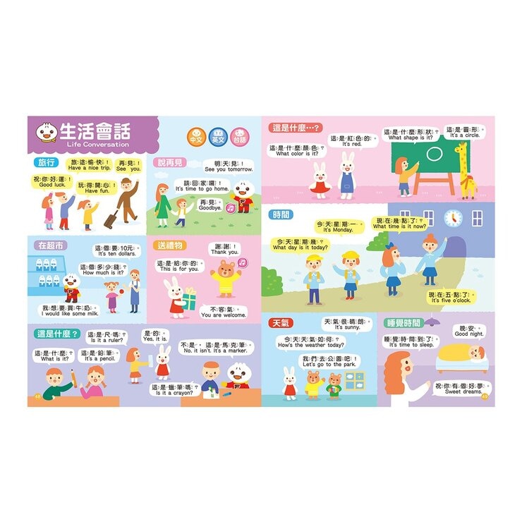 中英台點讀百科:1200個單字 + 100句會話 + 20首歌謠 - FOOD超人 中英台點讀百科:1200個單字 + 100句會話 + 20首歌謠 - FOOD超人