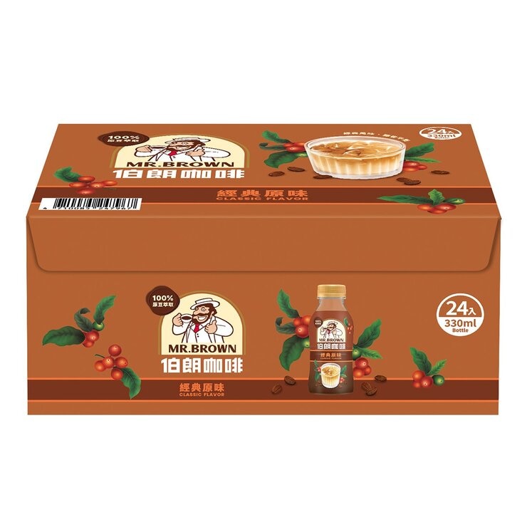 伯朗咖啡 經典原味咖啡 330毫升 X 24入