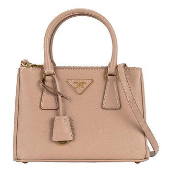 Prada 經典壓紋皮革手提包 粉色 Prada 經典壓紋皮革手提包 粉色