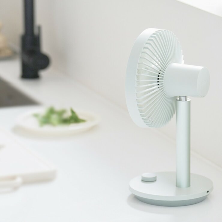 LUMENA FAN STAND4 桌上型擺頭隨行風扇 2件組