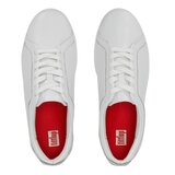 Fitflop 女皮革低筒休閒鞋 白