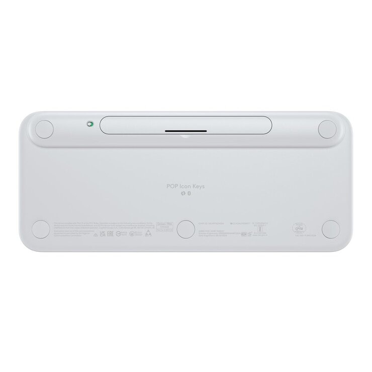 羅技 藍牙無線鍵盤 POP ICON KEYS 時尚白