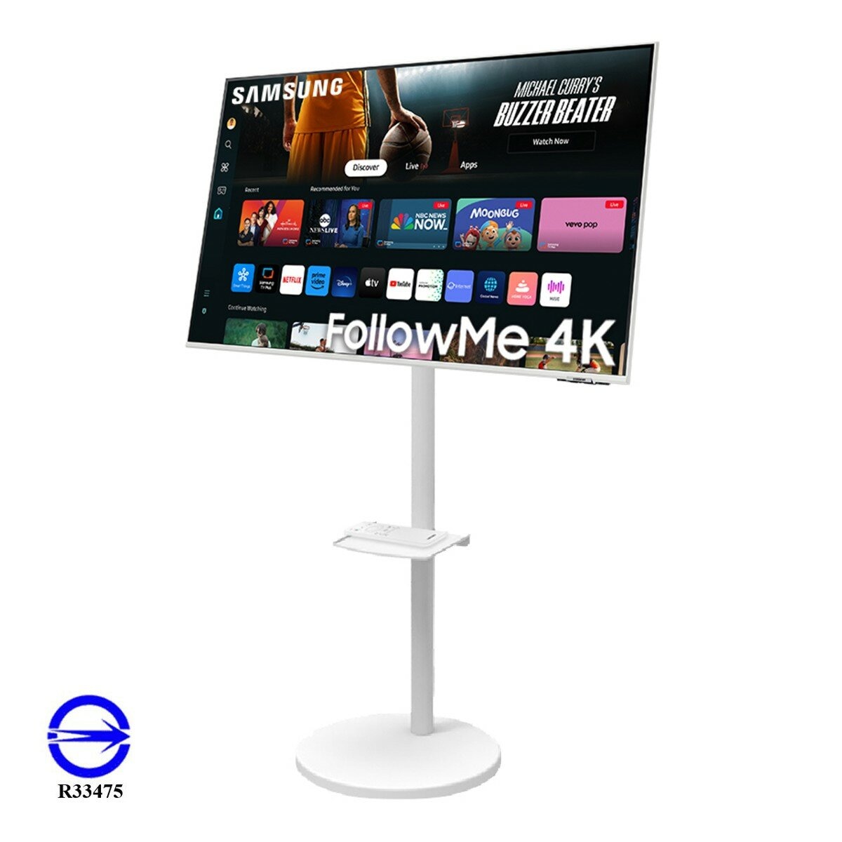 三星 FollowMe 43吋 4K 移動式智慧聯網螢幕組 S43FM703UC-FOLLOWME