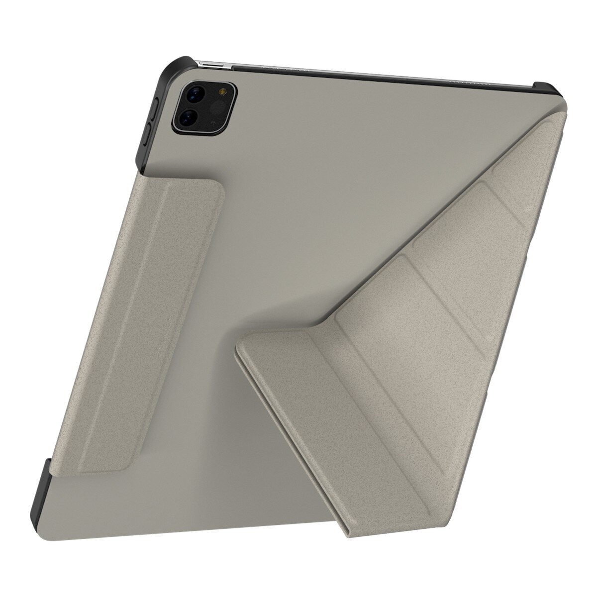 SwitchEasy Origami 全方位多角度支架保護套 iPad Air 13吋 M3 / M2 & iPad Pro 12.9吋 2022 M2 - 2018 星光白