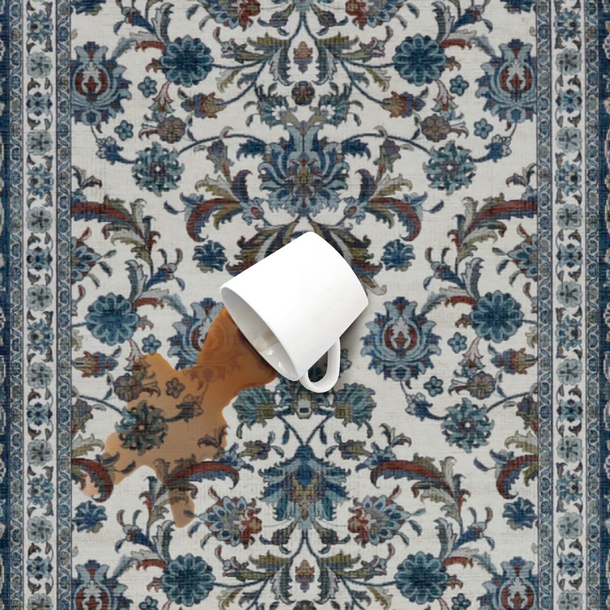 Wyatt & Ash 印花可水洗地毯 2入組 印花