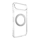 MAGEASY MagStand 360 M 磁吸旋轉支架防摔手機殼 iPhone Air (透明) + 鏡頭保護貼 Lenz(迷霧) + Vetro 9H 鋼化玻璃保護膜