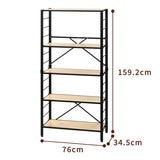 IRIS OHYAMA 萬能摺疊層架 5層 #KRSR-5