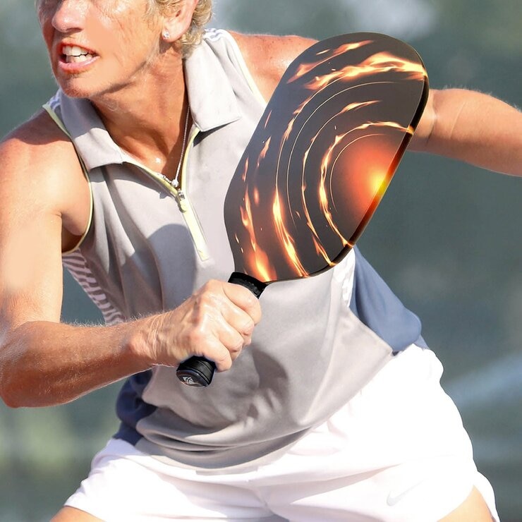 KASACA 火焰碳纖無邊匹克球拍