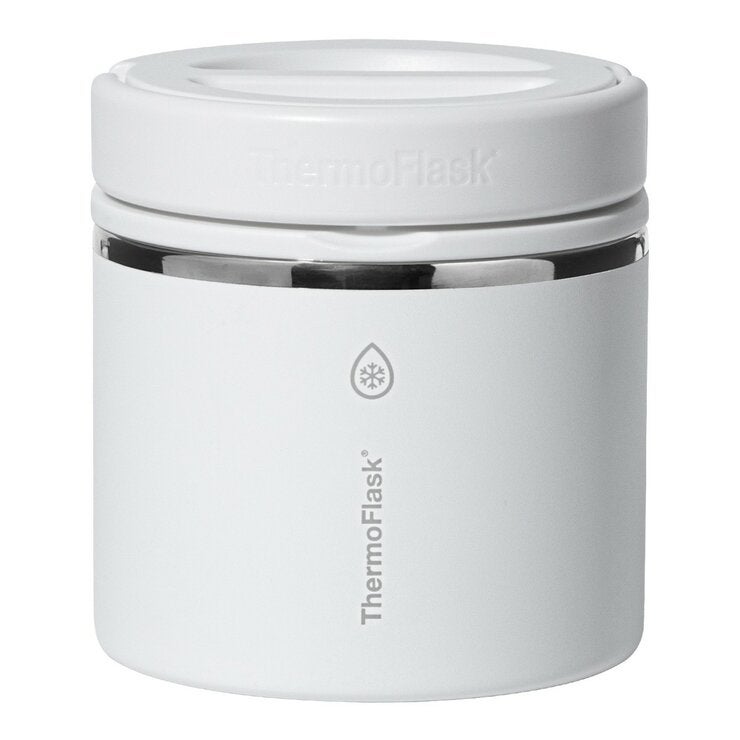 ThermoFlask 不鏽鋼真空食物燜燒罐 591毫升 X 2件組 深藍+白