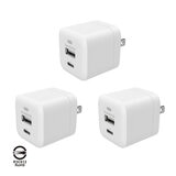 Soodatek 25W 雙孔USB高速充電器 3入