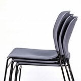 Musical Chairs Harmony 可堆疊訪客椅 2入組 灰