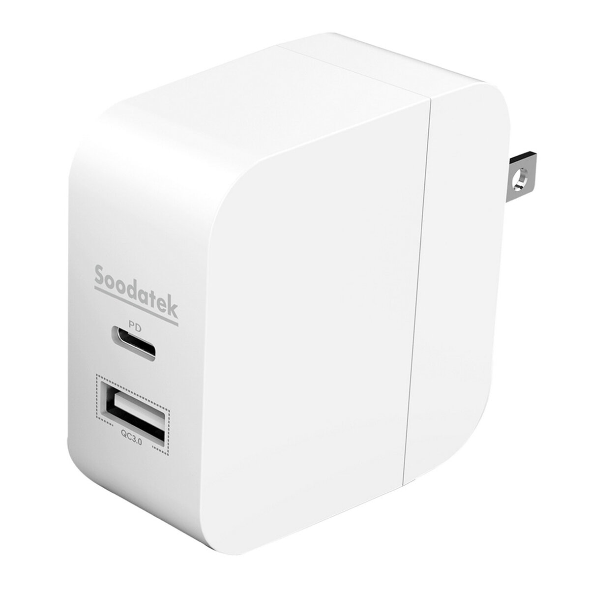 Soodatek PD 45W 雙孔高速充電器 2入 白 SHC1U1-PC45WH