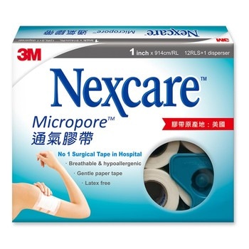 3M Nexcare 通氣膠帶 (未滅菌) 12入 3M Nexcare 通氣膠帶 (未滅菌) 12入