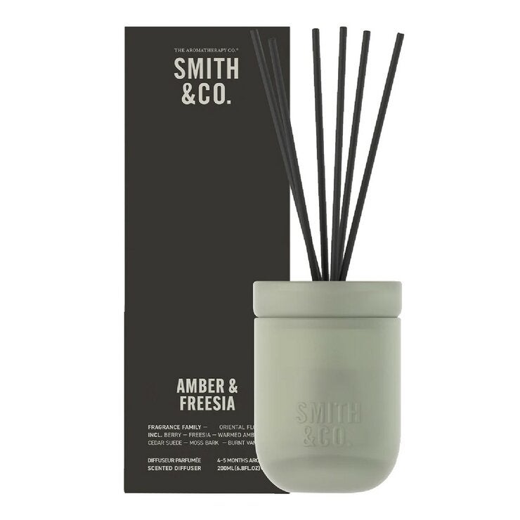 SMITH & CO. 室內香氛擴香 200毫升 琥珀與小蒼蘭 SMITH & CO. 室內香氛擴香 200毫升 琥珀與小蒼蘭