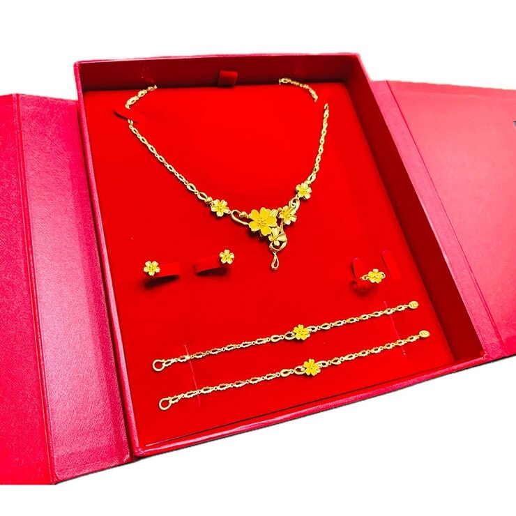 24K黃金結婚套組 梨花佳人 1228厘