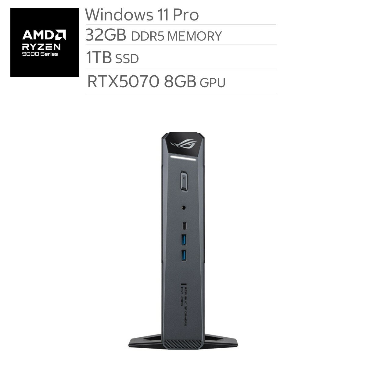 ASUS R9 ROG 迷你電腦 GR70-N90027AN ASUS R9 ROG 迷你電腦 GR70-N90027AN