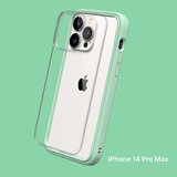 犀牛盾 iPhone 14 Pro Max MOD NX 防摔手機殼 + 9H 3D滿版螢幕玻璃保護貼 薄荷綠