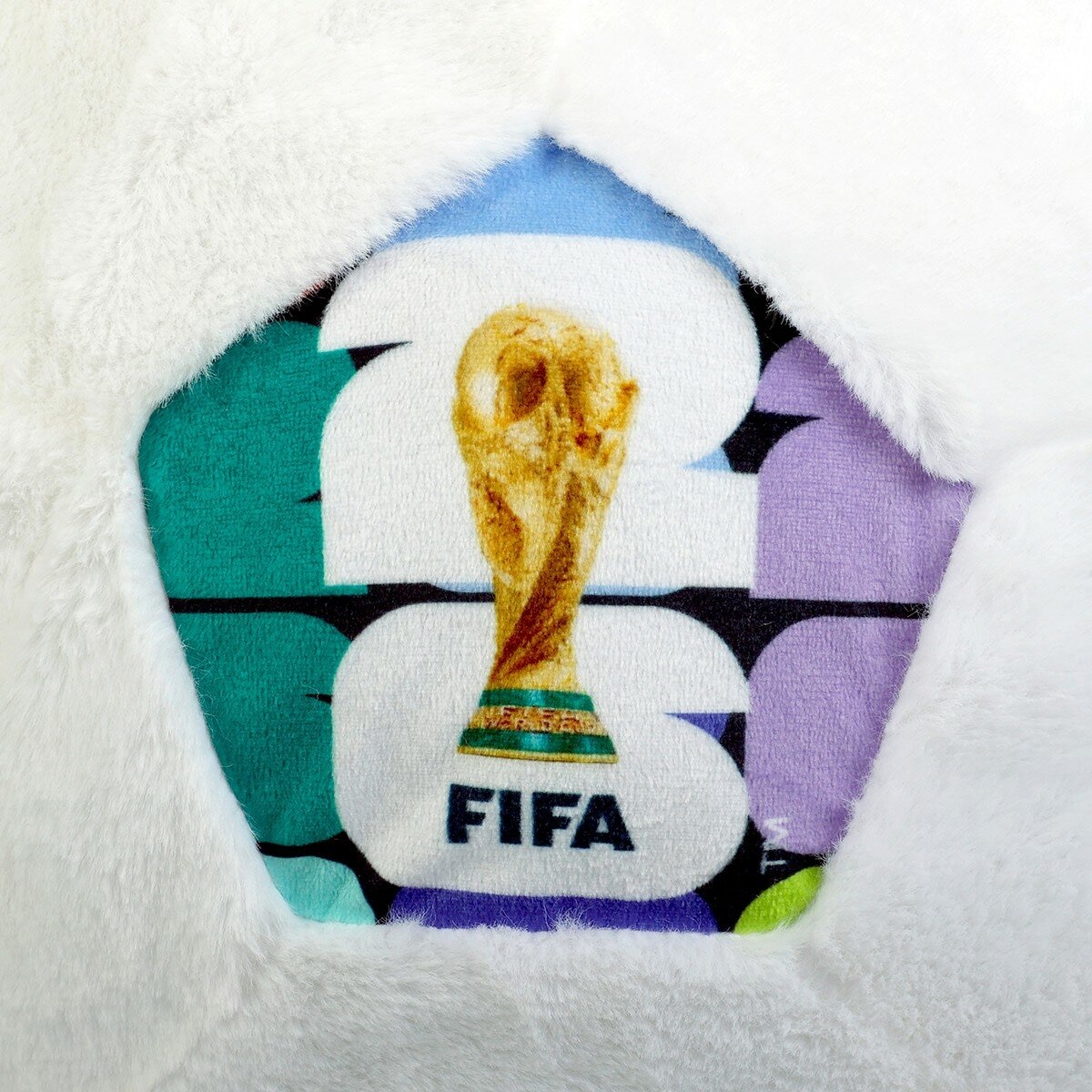 FIFA 足球造型抱枕 周長 124.4公分 彩色
