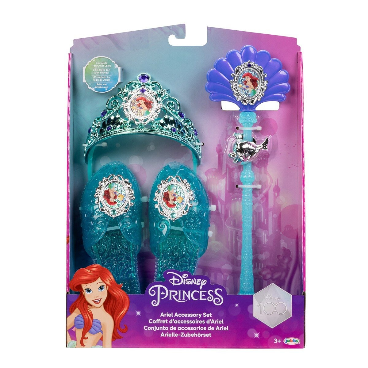 Disney 公主髮飾配件組 / 3歲以上 小美人魚