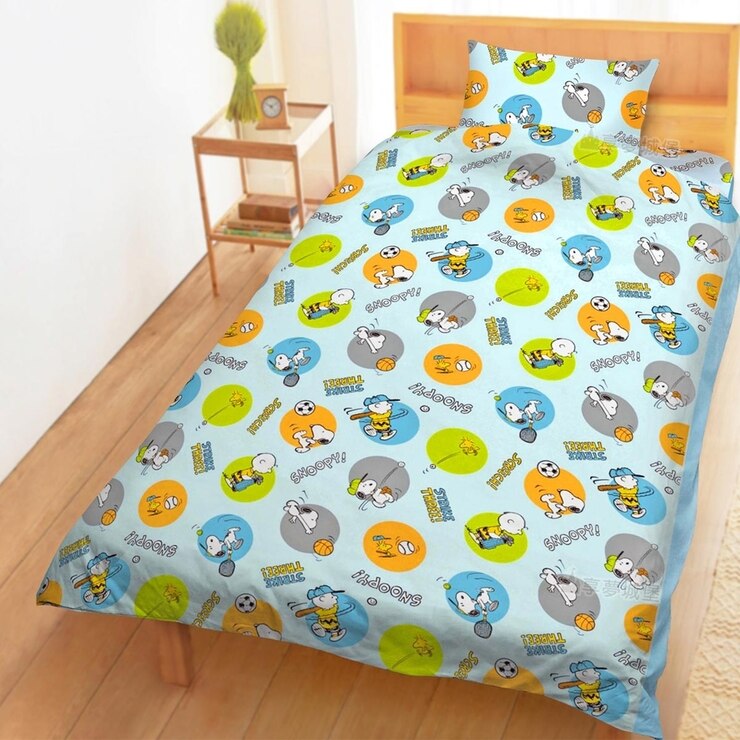 100 純棉單人兩用床包被套3件組107x190公分 史努比得分王 Costco 好市多線上購物