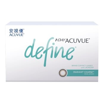 安視優睛漾水凝每日拋棄式隱形眼鏡-璀璨黑