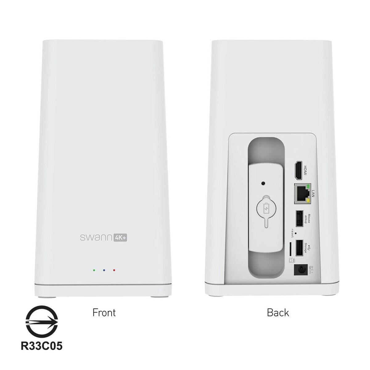 Swann 4K Wi-Fi 電池攝影機套裝系統 附64GB SD記憶卡