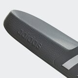 Adidas 男 Adilette Aqua 運動拖鞋 灰