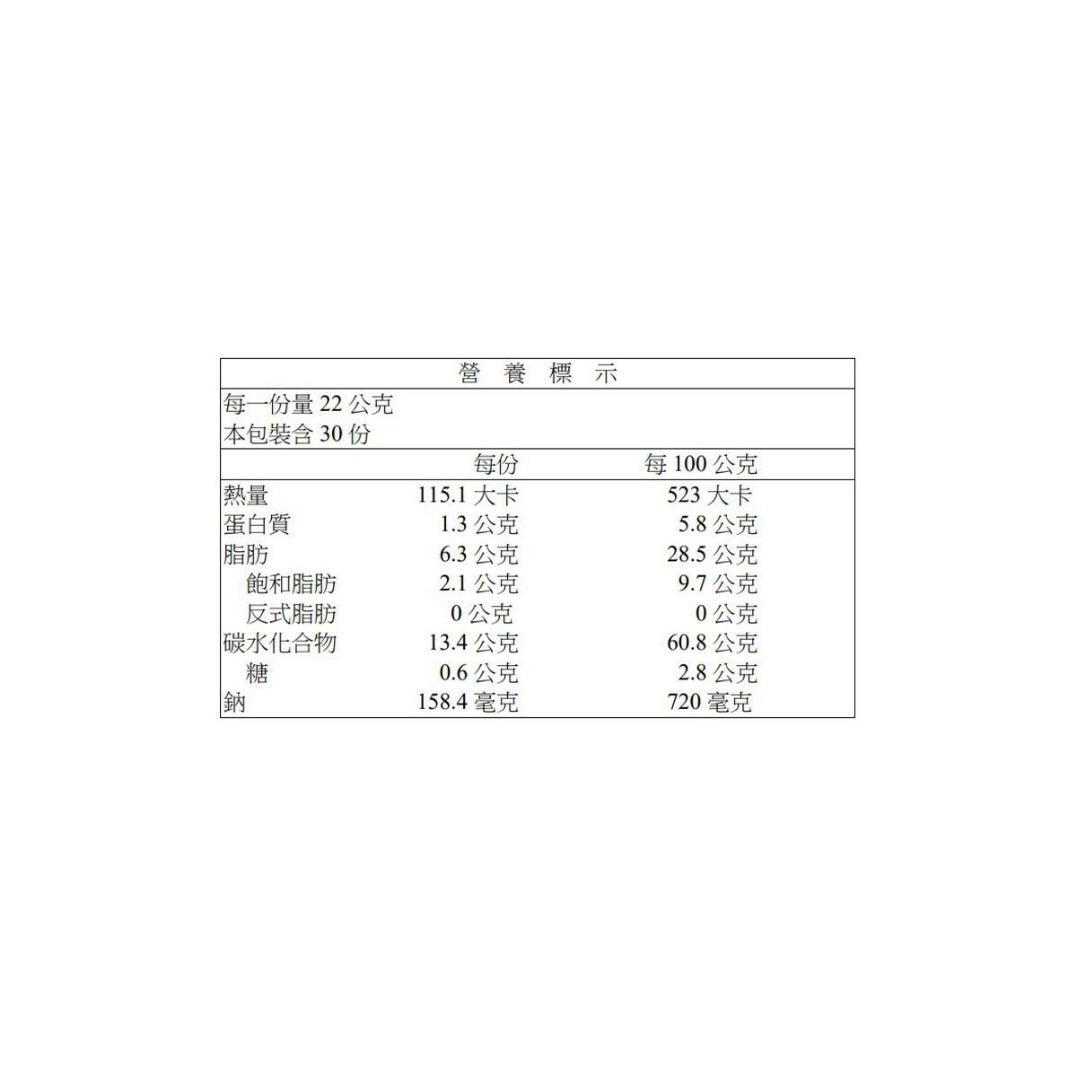 歌舞伎揚 綜合米果 22公克 X 30入