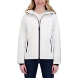 Tommy Hilfiger 女軟殼連帽外套 白