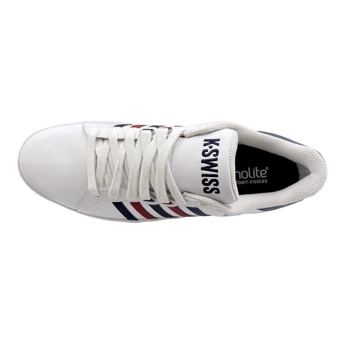 K-Swiss 男休閒防水鞋 彩色條紋
