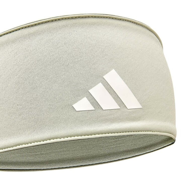 Adidas 雙面高彈性吸汗頭帶 春芽綠