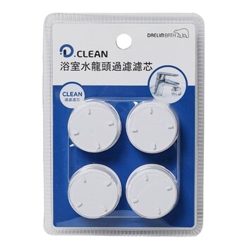 D.Clean 浴室水龍頭過濾濾芯 8入 D.Clean 浴室水龍頭過濾濾芯 8入
