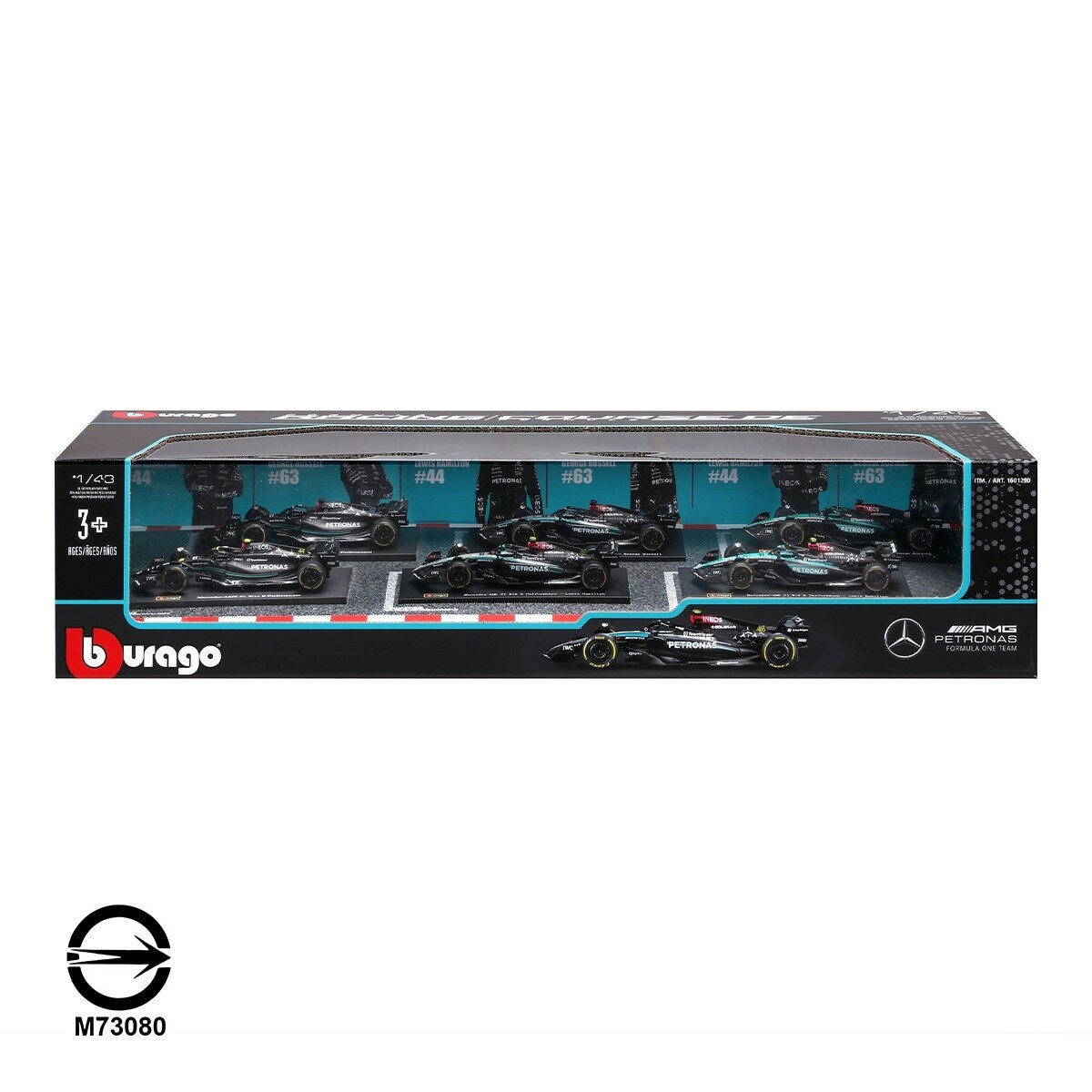 Bburago 1:43 F1 賽車收藏模型車 6入組 多種款式選擇 / 3歲以上