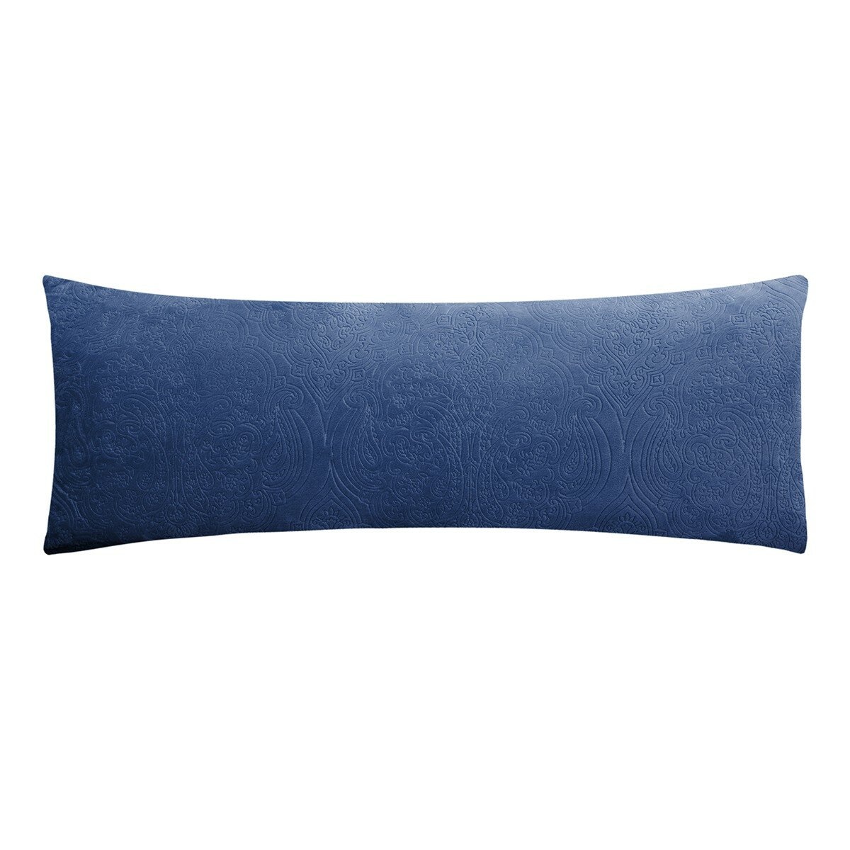 Sutton Place 壓花長抱枕 50公分 X 121公分 靛藍