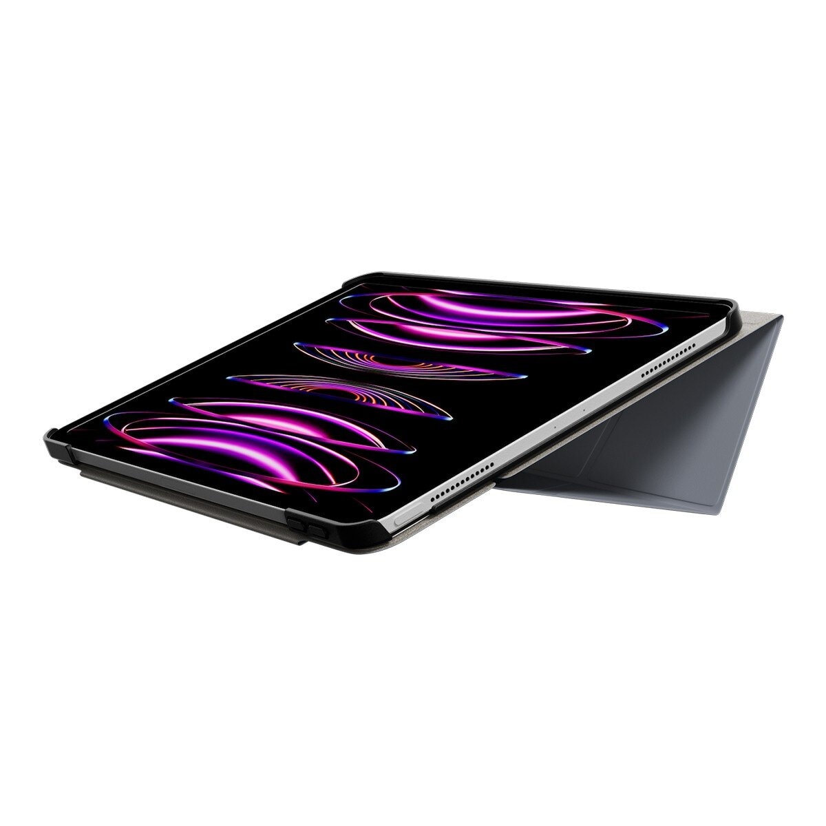 MAGEASY Lift 增高支架保護殼 適用於 iPad Air 11吋 2025 M3 / 2024 M2 & iPad Pro 11吋 2022 M2 - 18 & iPad Air 10.9吋 2022 - 20 阿拉斯加藍