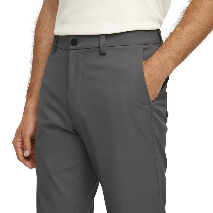 Banana Republic 男通勤彈性長褲 灰