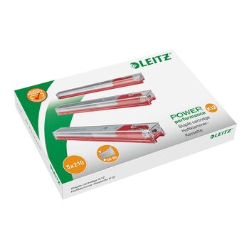 Leitz K12 紅色 LZ5551 專用訂書針卡匣 4盒